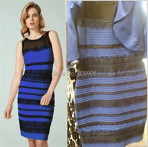 kleid gold oder blau